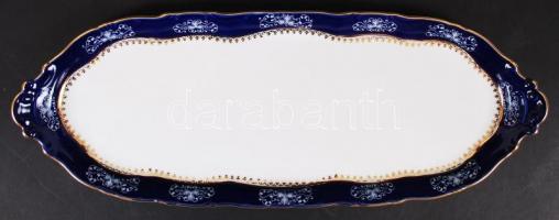 Zsolnay Pompadour mintás süteményes készlet, kézzel festett, jelzett, hibátlan/ Zsolnay cake set