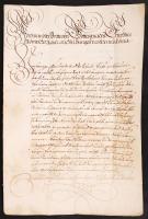 1655 III. Ferdinánd (1637-1657) császár saját kézzel aláírt német nyelvű levele / 1655 Autograph signed letter of Ferdinand III.