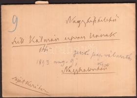 1904 gr. Tisza István miniszterelnök saját kézzel írt levele, Szél Kálmán nagyszalontai esperesnek, ...