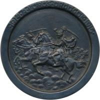 Osztrák-Magyar Monarchia 1914-1915. "A Vörös Ördögök" bronz emlékérem. Szign.: Lőcsey Ferenc (1885-) (78mm) T:2 Austro-Hungarian Monarchy 1914-1915. "Honvéd Hussar Regiment (Red Devils)" commemorative bronze medallion. Sign: LŐCSEY (78mm) C:XF HP-3409.