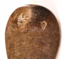 Ezüst (Ag.) teáskanál (6db), jelzett, nettó: 107g, h:14,5 cm