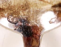 Ezüst (Ag.) mokkás kanál 6db), jelzett, nettó: 57g, h:10 cm