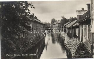 Vasteras, old town, Svartan river