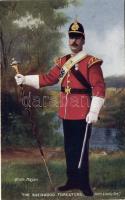 The Sherwood Foresters, Drum Major, Raphael Tuck & Sons, Oilette Postcard 9430. (EB)