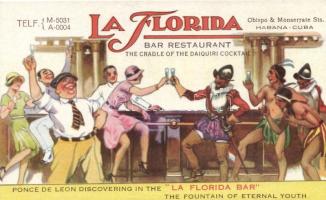 Havana, La Florida bar restaurant, advertisement