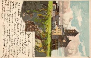 Schneegrubenbaude Litho