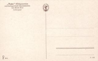 'Liebesspiel' chess game Pasto-Silhouetten s: MG (Marte Graf)