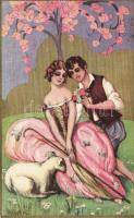 Italian art postcard, Ballerini & Fratini s: Chiostri