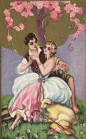 Italian art postcard, Ballerini & Fratini s: Chiostri