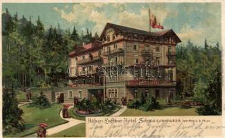 Schwanenwasen, Hotel, litho