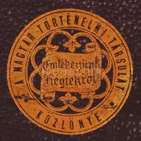 1895 Bp., Századok, A Magyar Történelmi Társulat közlönye, egészvászon kötésben