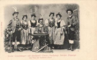 Tiroler Concertsänger- und Schuhplatt'l-Tänzer Gesellschaft; Thaur bei Innsbruck / Höpperger folk band