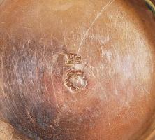 Szecessziós ezüst (Ag.) mokkás készlet, cukortartó fedele és az üvegbetét hiányzik, jelzett, mesterj...