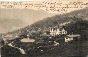 Rózsahegy, Gr. Seefried villa