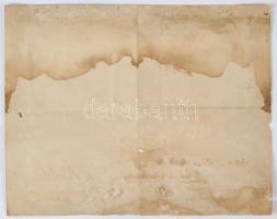 Német Birodalom / Poroszország 1887. "Vaskereszt II. osztály" adományozói okirat T:IV
Germ...