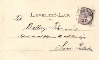 Losonc, Református templom; Redlinger Ignácz kiadása / Calvinist church