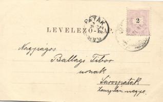 1899 Lőcse, Lőcse-völgy; Latzin János könyvkereskedő kiadása