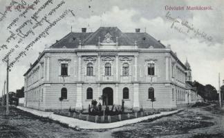 Munkács, Járásbíróság; Bertsik Emil kiadása / court