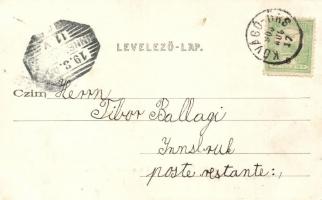 Balaton, Halászat IV. rész; a háló behúzása; kiadja Ellinger Ede