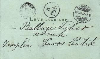 Budapest I. Királyi várkert litho