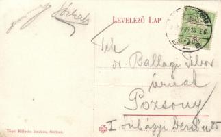 Balatonszemes-fürdő, Felső sétány; Tényi Kálmán kiadása