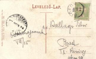 Siófok, Hajókikötő; kiadja Balázsovich Gyula fényképész