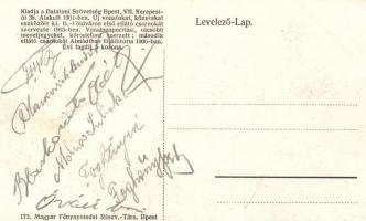 Balatonalmádi, kilátás a Jób-nyaralóból; kiadja a Balaton Szövetség