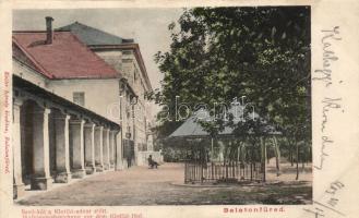 Balatonfüred, Savó-kút a Klotild-udvar előtt; Koller Károly kiadása