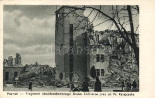 Poznan, destroyed building