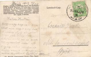 Balatonfüred, Clotild udvar, hátoldalon reklám (fl)