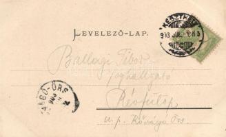 Keszthely, Festetics György szobra; Mérei Ignácz kiadása