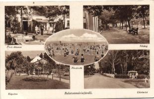 Balatonmáriafürdő, Pesti étterem, sétány, kápolna (EK)