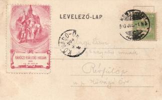 A Kelén és a Helka gőzös a Balatonon; Mérei Ignácz kiadása / Hungarian steamships