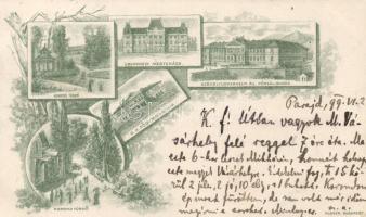 1899 Parajd, Korond-fürdő, Székelyudvarhely; floral