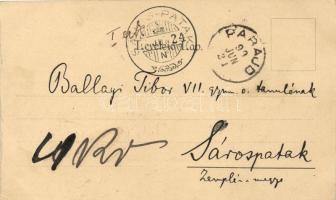 1899 Parajd, Korond-fürdő, Székelyudvarhely; floral