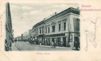 Székesfehérvár, Nádor utca, üzletek