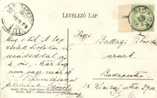 Siófok, Part, csónakázók; kiadja Weisz Lipót