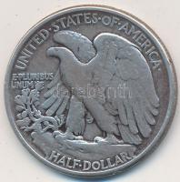 Amerikai Egyesült Államok 1945. 1/2$ Ag T:2-,3 USA 1945. 1/2 Dollar Ag C:aVF