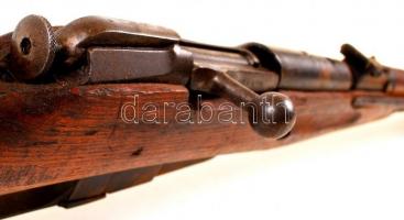 Nagany hatástalanított katonai fegyver szuronnyal. Komplett 7,62 kaliber. Bőrtokkal / Russian milita...
