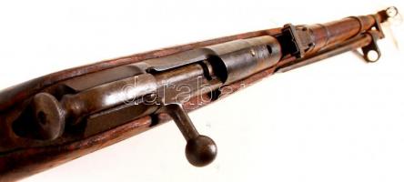 Nagany hatástalanított katonai fegyver szuronnyal. Komplett 7,62 kaliber. Bőrtokkal / Russian milita...