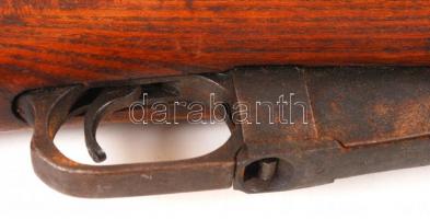 Nagany hatástalanított katonai fegyver szuronnyal. Komplett 7,62 kaliber. Bőrtokkal / Russian milita...