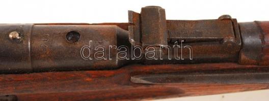 Nagany hatástalanított katonai fegyver szuronnyal. Komplett 7,62 kaliber. Bőrtokkal / Russian milita...