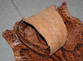 1960 előtt: Szikla piton - kígyóbőr / Snake leather 4,5m max 45 cm