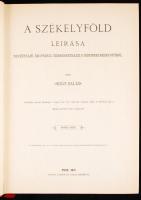 Orbán Balázs: Székelyföld leírása. Az 1868-as hasonmás kiadása 1982-ben. Helikon, eredeti papír dobo...