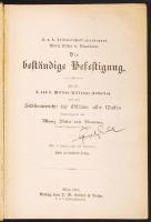 Moritz Ritter v. Brunners: beständige Befestigung für die Militär-Bildungs-Anstalten. Wien 1901. L.W. Seidel. sok illusztrációval / with many illurtations