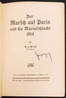 Alexander Heinrich Rudolph von Kluck: Der Marsch auf Paris und die Marneschlacht 1914. Berlin, 1920....