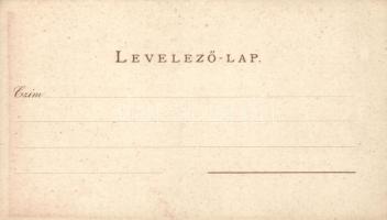 Budapest, a Királyi vár Mátyás idejében; Geittner és Rausch kiadása