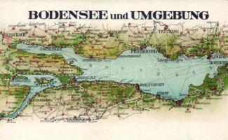 Bodensee, map