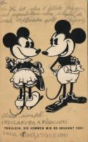 Fräulein, Sie kommen mir so bekannt vor! Von Walter E. Disney / Mickey and Minnie Mouse (apró lyuk / tiny pinhole)