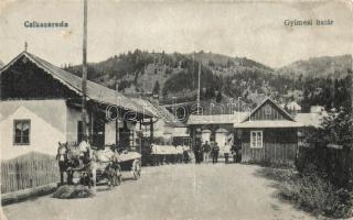 Gyimesi határ (Csíkszereda); Szvoboda Miklós kiadása / border station